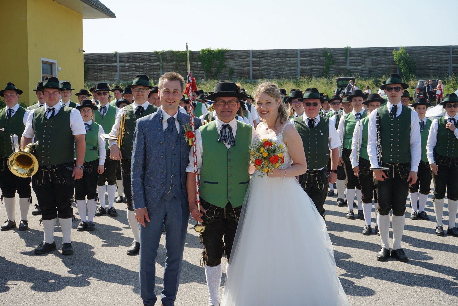 Poltern und Hochzeit Birgit und Martin